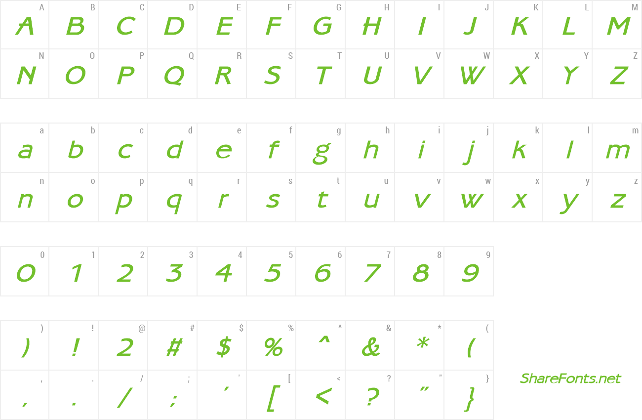 Font AmbassadoreType preview